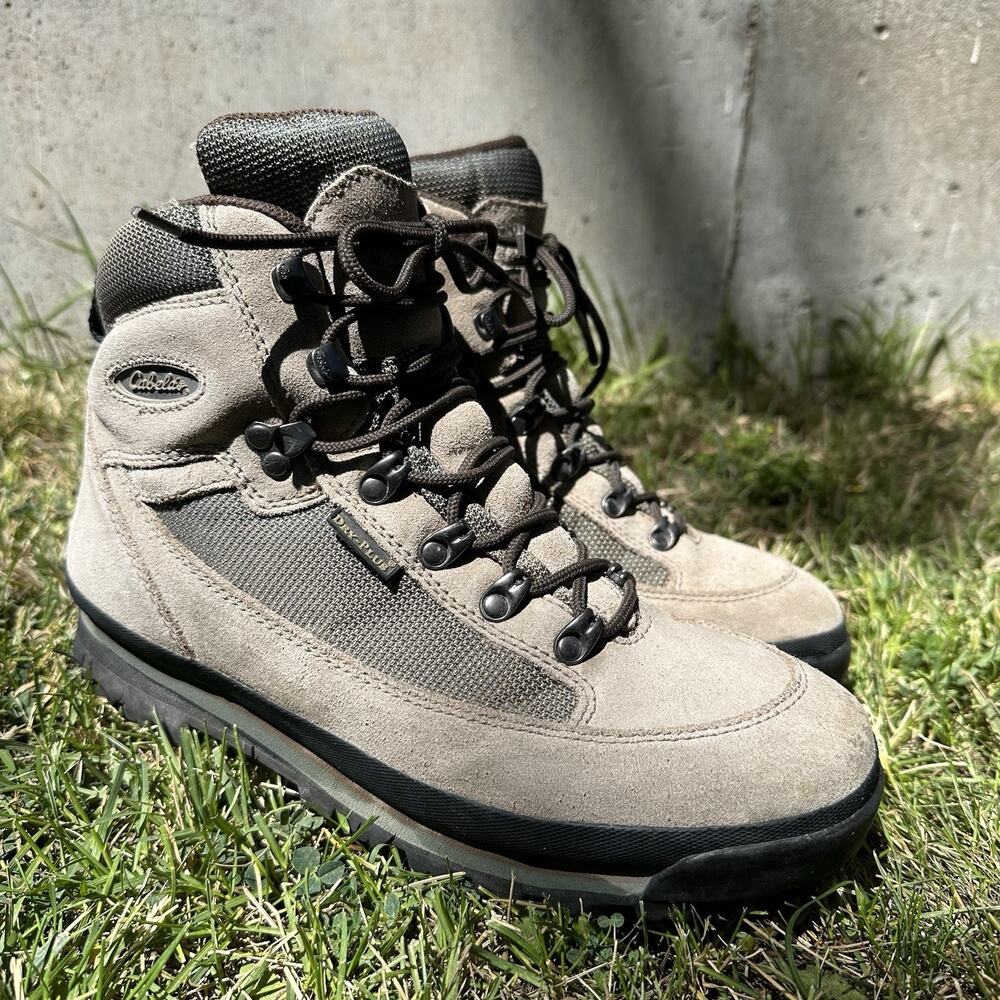 Cabela's Women's Hiking Boots US 10 B Beige Brown Black